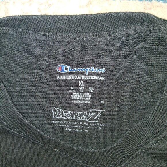 Dragon Ball Z Champion XL TShirt Son Gohan Attacking Gohan Black Purple Line - Picture 3 of 5